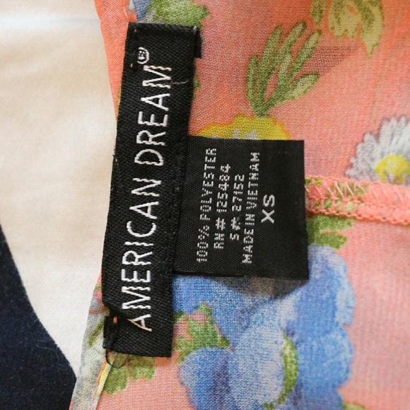 🌸American Dream Pink Flowered Tank Top🌸 - Picture 3 of 3